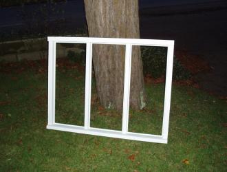 New Allotment window frame 2010