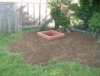 New man hole for site water supply 01