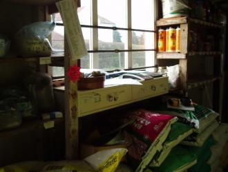 Old till area in shop Jan 2012