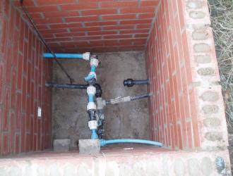 Old water supply from Cedars Lane Disconnected. 2011