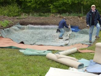 Pond construction 2010
