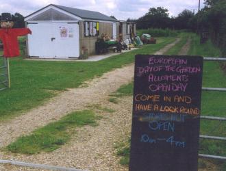 Visitors flocking to the site on Euro Garden Day 2003